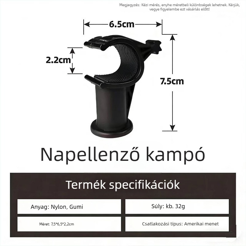 3/4-es amerikai menetű tetőtéri ablaknyitó horog