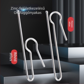 Függönyhorgony – OK galvanizált, egyedi horog, vas, galvanizálás, Light Luxury stílus