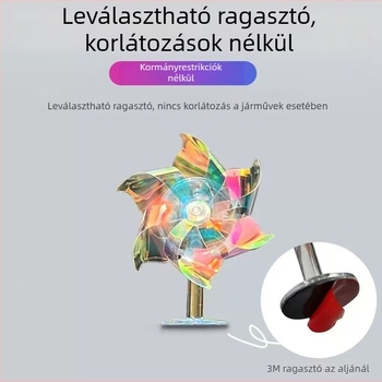 Sisak elülső dekoratív matrica, műanyagból, modern minimalista stílus, Seven minus