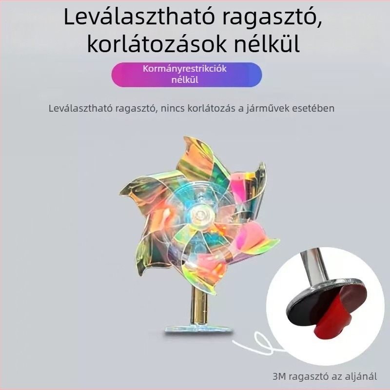 Sisak elülső dekoratív matrica, műanyagból, modern minimalista stílus, Seven minus