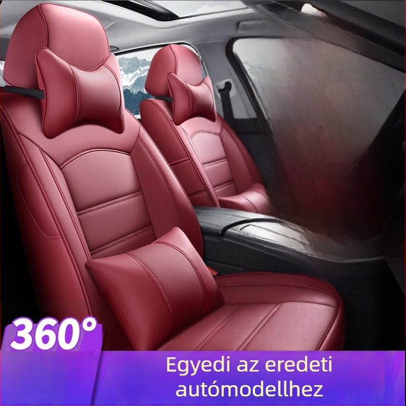 Teljes körű valódi bőr autóülés-huzat, egyedi kivitelezés, minden évszakra alkalmas