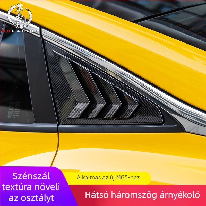 MG5 2021 Hátsó háromszög ablakredőny, ABS anyag, testreszabás nélkül