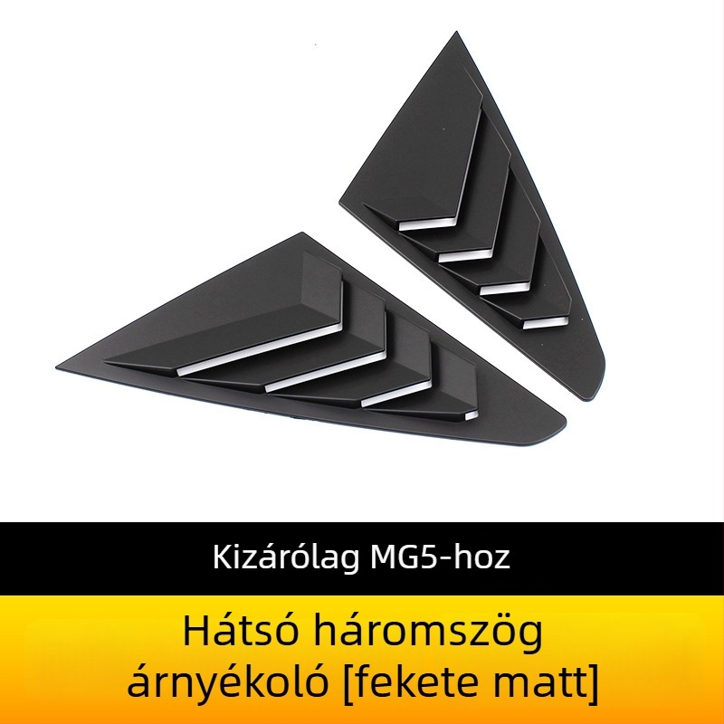 MG5 2021 Hátsó háromszög ablakredőny, ABS anyag, testreszabás nélkül