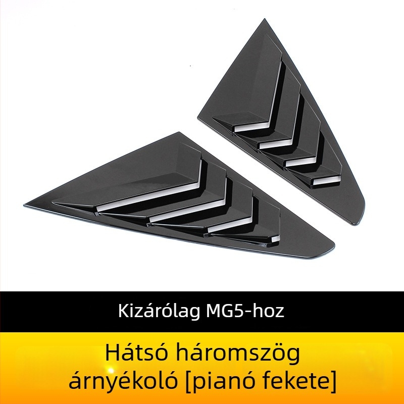 MG5 2021 Hátsó háromszög ablakredőny, ABS anyag, testreszabás nélkül