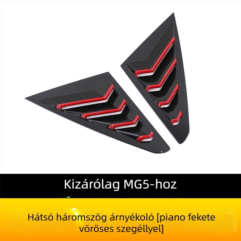 MG5 2021 Hátsó háromszög ablakredőny, ABS anyag, testreszabás nélkül