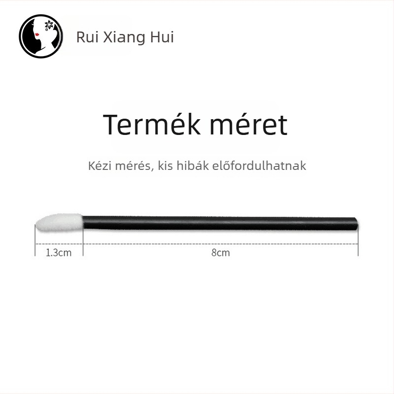 Ruixianghui Háromrekeszes készlet ajak-, szempilla- és szemhéjfesték ecsetekkel – mikro ecsetek velúr bevonatú korrektorral