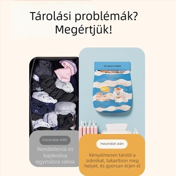 Falas hálós tárolótáska, poliészter, nagy kapacitású, többfunkciós