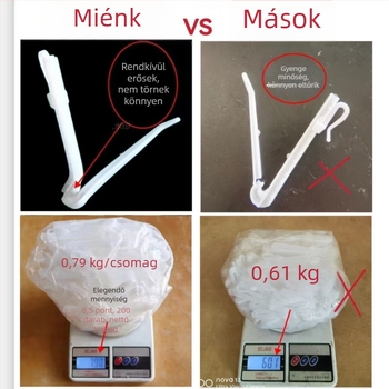 Koreai stílusú plisírozott függönyhorgok, állítható hajlított kampó, egyetlen kampó, ultra vastag nano kiegészítők