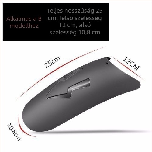 Motorkerékpár sárvédő kiegészítő - univerzális első és hátsó kerékre, műanyag, modell 2