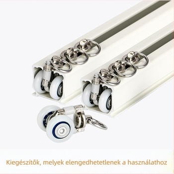 Dafang függönyvasút, modell CH8002; alumíniumötvözet; csendes csapágyas sín; egyenes sín