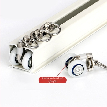 Dafang függönyvasút, modell CH8002; alumíniumötvözet; csendes csapágyas sín; egyenes sín