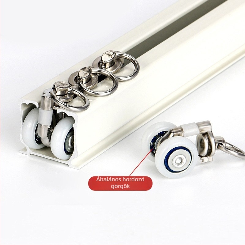 Dafang függönyvasút, modell CH8002; alumíniumötvözet; csendes csapágyas sín; egyenes sín