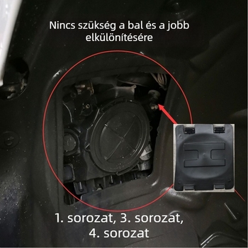 Műanyag kerékív burkolat első kerékhez a 1/3/4-es sorozatokhoz, modellek F30/F35/F20/F34