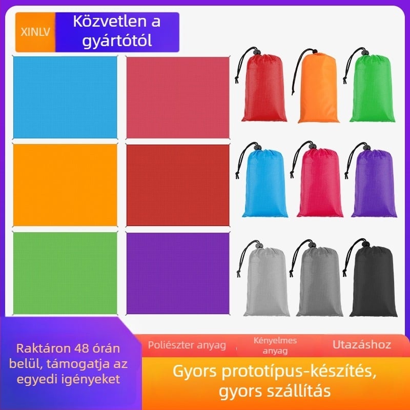 Hordozható tengerparti piknik matrac — mini, 210T vízlepergető szövet, nedvességálló, kültéri használatra