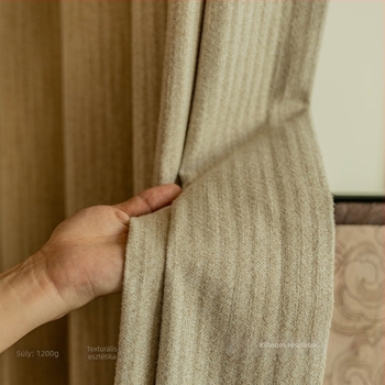 Vintage függönyök japán–francia középkori stílusban nappalira és hálószobára, poliészter jacquard, részleges árnyékolás 40–70%