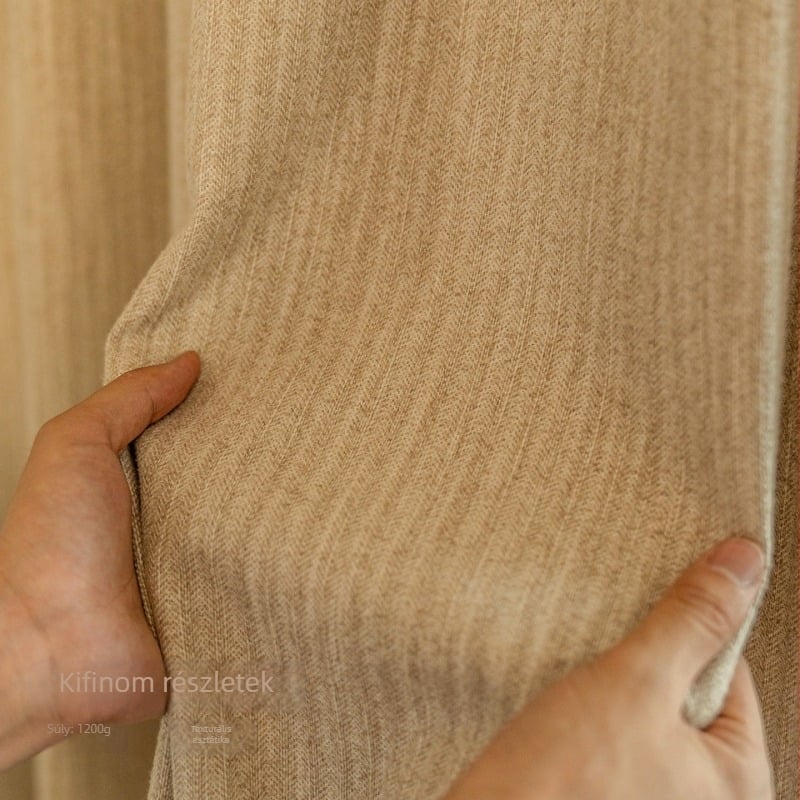 Vintage függönyök japán–francia középkori stílusban nappalira és hálószobára, poliészter jacquard, részleges árnyékolás 40–70%