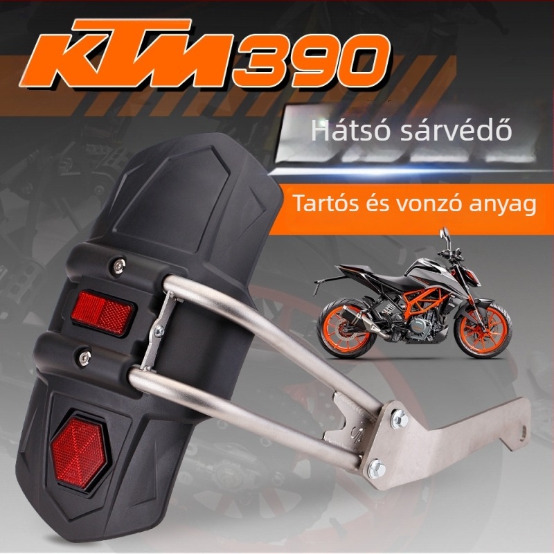 KTM390 sárvédő — műanyagból, modell KTM390, kompatibilis KTM motorkerékpárokkal, testreszabható feldolgozás