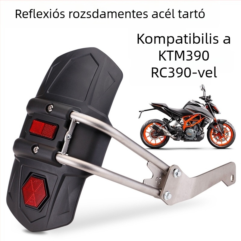 KTM390 sárvédő — műanyagból, modell KTM390, kompatibilis KTM motorkerékpárokkal, testreszabható feldolgozás