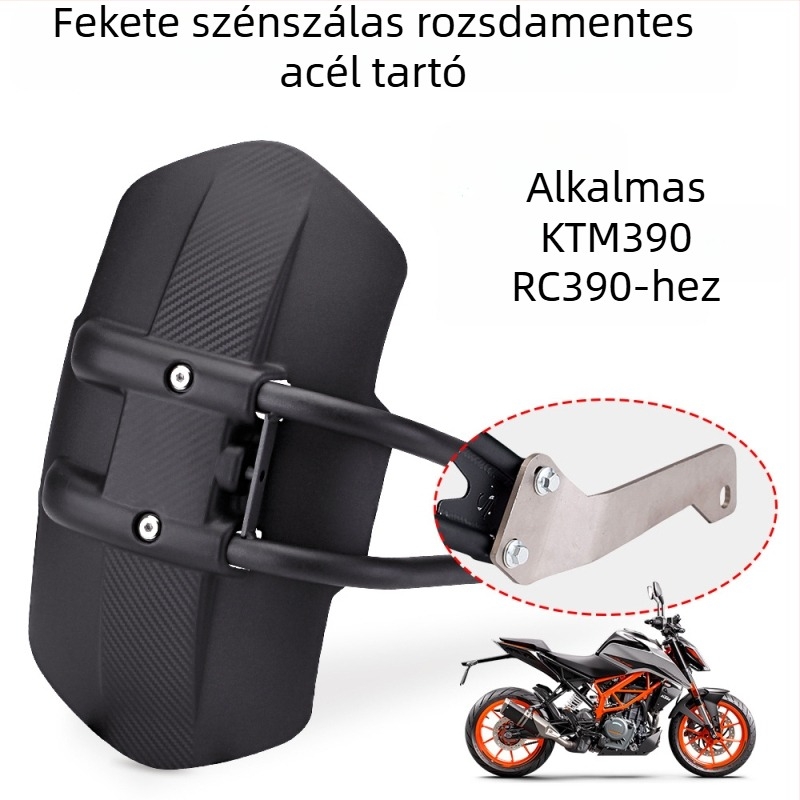 KTM390 sárvédő — műanyagból, modell KTM390, kompatibilis KTM motorkerékpárokkal, testreszabható feldolgozás