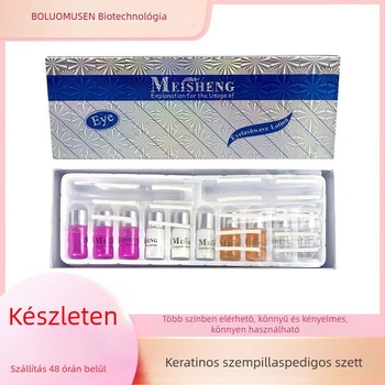 Keratin szempilla ragasztó készlet kombinált dobozban a szempilla permálásához (Márka: Musen biology; Eredet: Huizhou; Általános használat)