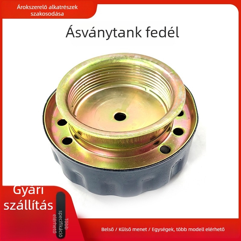 Kis rakodógéphez készült üzemanyag-tartály feltöltő sapka-összeszerelés, dízel tartály fedél, hidraulikus üzemanyag-tartály kiegészítő