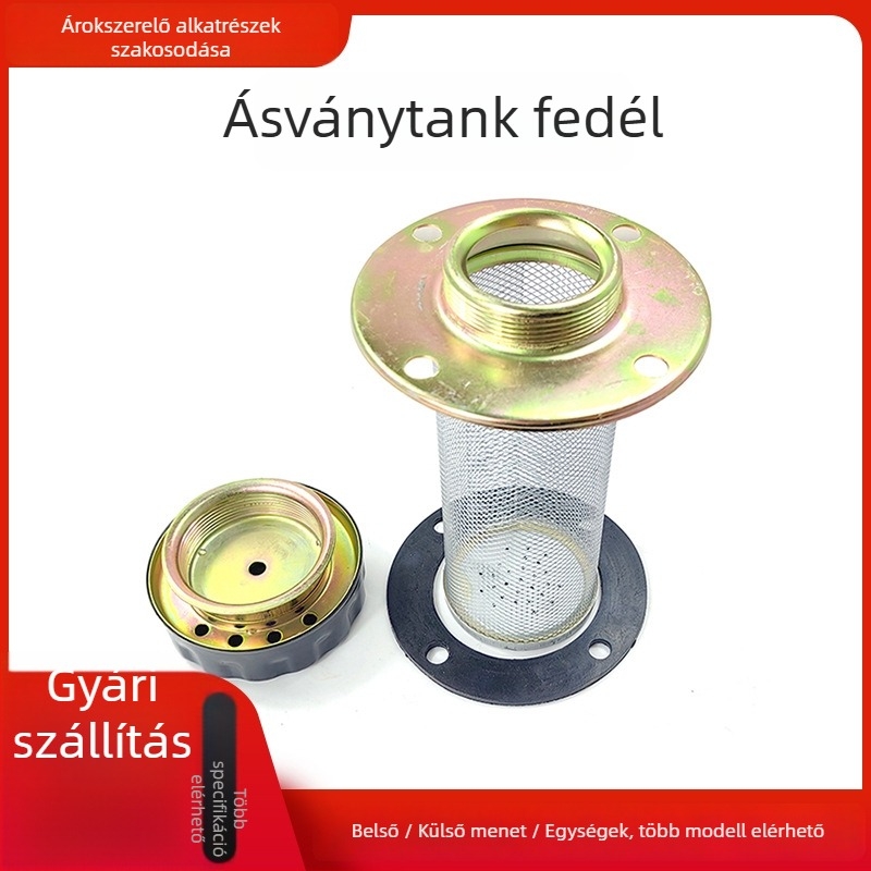 Kis rakodógéphez készült üzemanyag-tartály feltöltő sapka-összeszerelés, dízel tartály fedél, hidraulikus üzemanyag-tartály kiegészítő