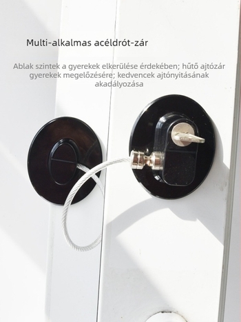 Hűtőszekrény/ajtózár - rozsdamentes acél + ABS, modell Refrigerator lock, típus Egyéb, felhasználási terület: Egyéb