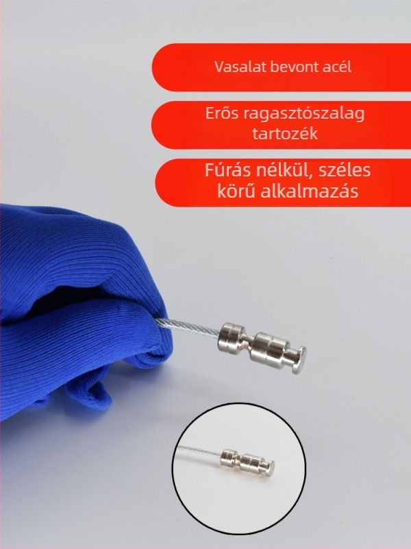 Hűtőszekrény/ajtózár - rozsdamentes acél + ABS, modell Refrigerator lock, típus Egyéb, felhasználási terület: Egyéb