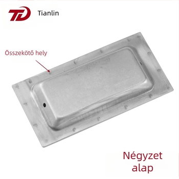 Négyszögletes rozsdamentes acél rejtett beépített fiókhúzó fogantyú csúszó ajtókhoz, szekrényekhez és ruhásszekrényekhez