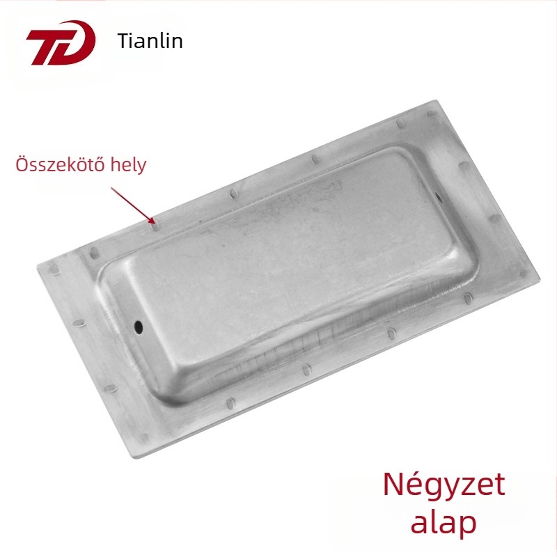 Négyszögletes rozsdamentes acél rejtett beépített fiókhúzó fogantyú csúszó ajtókhoz, szekrényekhez és ruhásszekrényekhez