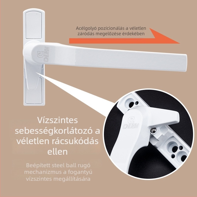 Dinggu Európai ablakkilincs | cinkötvözet, könnyű luxus stílus