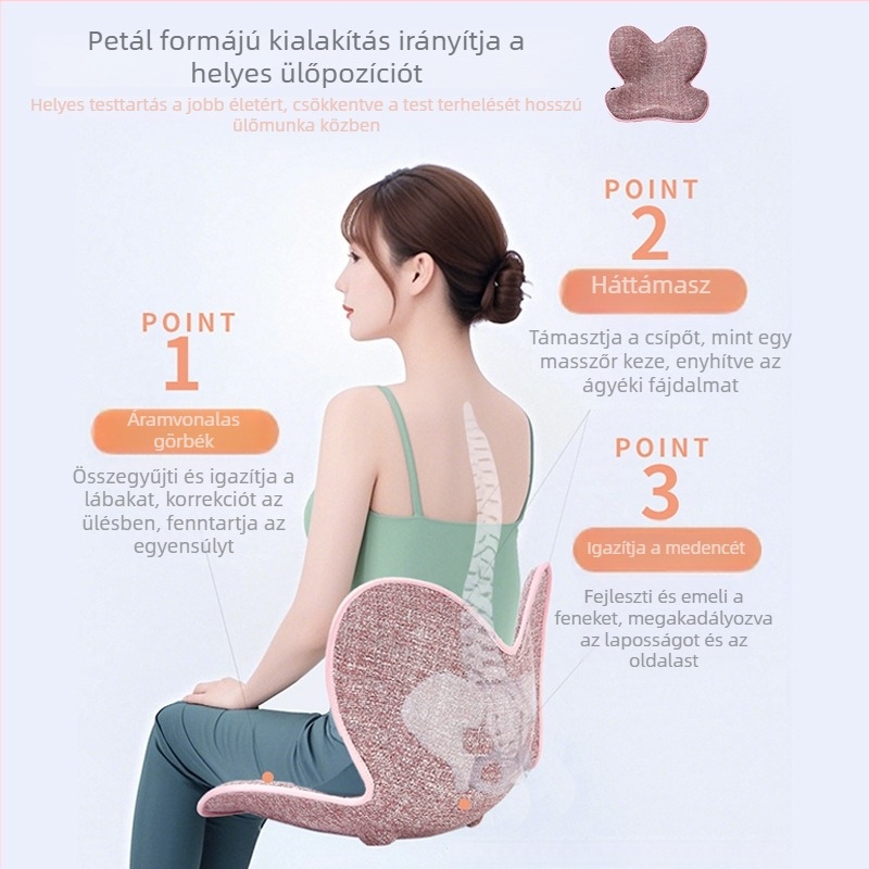 Hát- és ülő párna hosszú üléshez – pamut és len anyag, EPE töltet, japán stílus, csíkos minta