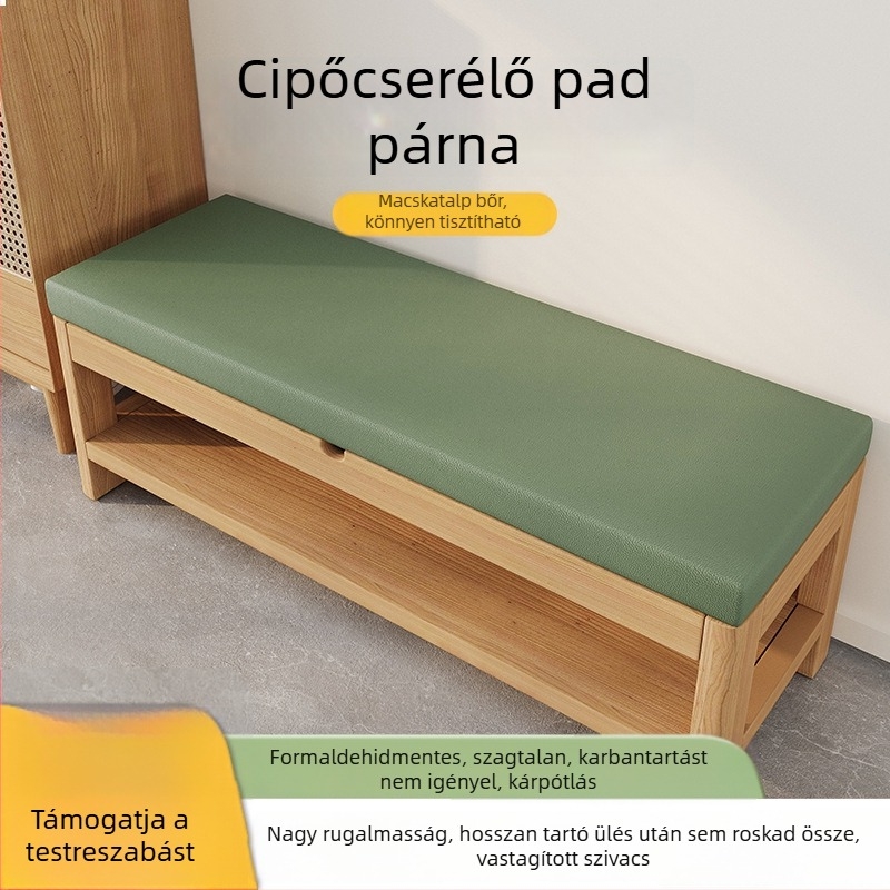 Előszobai cipőszekrényes ülőpárna - vízálló, szivacssal töltött ülőpárna, modern minimalist stílus