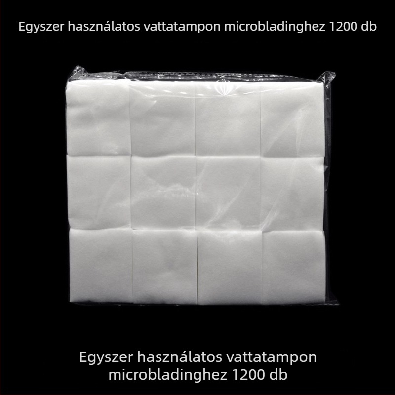 Tatuál sminkeltávolító vattapárnák, szöszmentes, vékony nedvszívó párnák, 1200 darab, kiegészítők és eszközök tetováláshoz