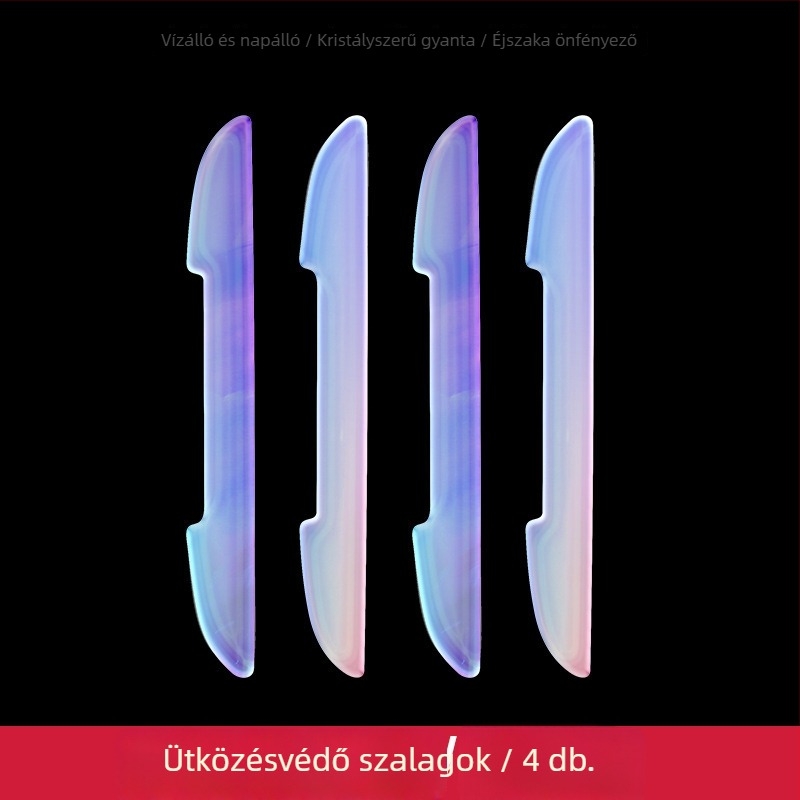Autóajtó ütésvédő sáv – Kolenat, színes fénytároló matricák, testreszabható feldolgozás, minden modellhez kompatibilis