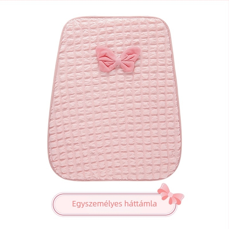 3D puffos autóülés párna egész éves használatra, kompatibil Euler Good Cat, Ballet Cat, Lightning Cat, White Cat, Black Cat — felület poliészter, töltet szivacs, stílus: keskeny derék, Cow Mom Craft
