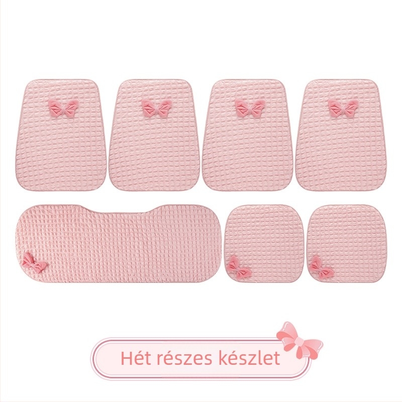 3D puffos autóülés párna egész éves használatra, kompatibil Euler Good Cat, Ballet Cat, Lightning Cat, White Cat, Black Cat — felület poliészter, töltet szivacs, stílus: keskeny derék, Cow Mom Craft