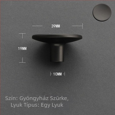 Szekrényajtó fogantyú, cinkötvözet, modell 8900, modern minimalista stílus, testreszabható feldolgozás