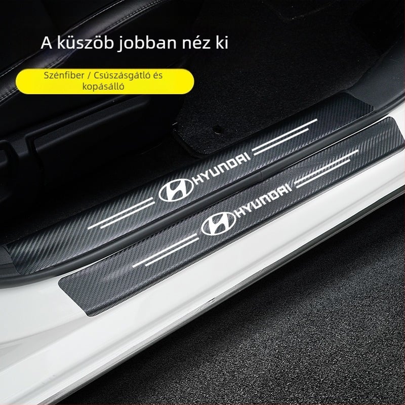 Crazy Yao Jármű ajtó küszöb anti-slip védő matrica Beijing Hyundai ix25 Langdong