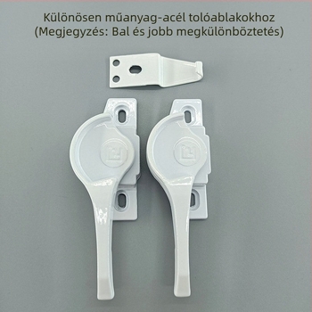 Csúszó ablak zár alumíniumötvözetből, Crescent lock, modern letisztult dizájn