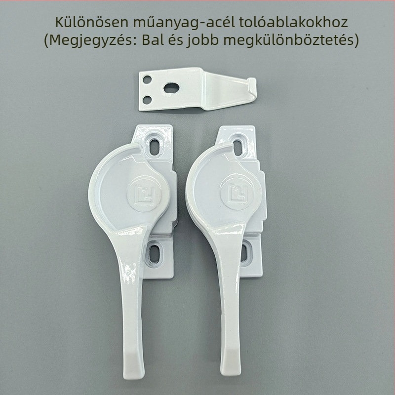 Csúszó ablak zár alumíniumötvözetből, Crescent lock, modern letisztult dizájn