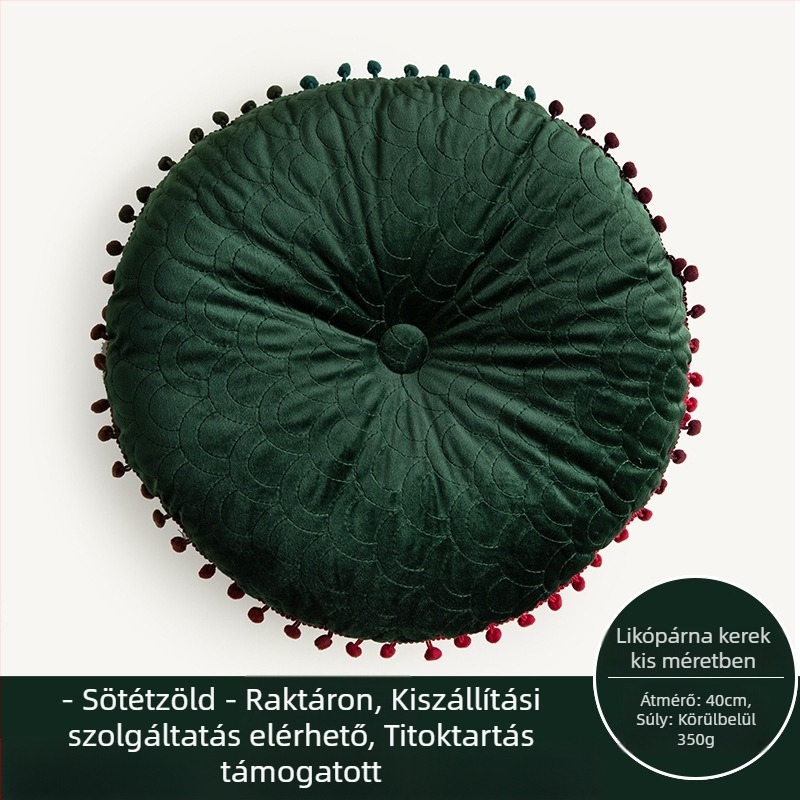 Étkezőszék párna, anti-slip, holland velúr, poliészter anyagból, PP gyapot töltés, testreszabás elérhető