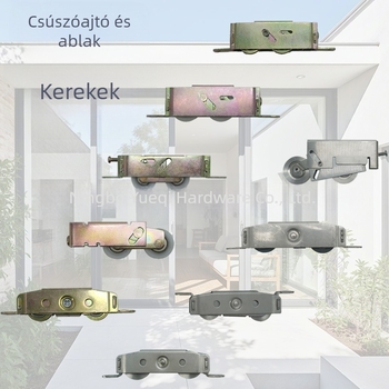 Csúszóajtó és ablak görgő — vas/rozsdamentes acél, Ph03, terasz mennyezeti üvegajtókhoz, modern stílus