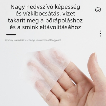 1200 db vékony pamut sminklemosó korong arcra, nem szövött, szépségszalonhoz