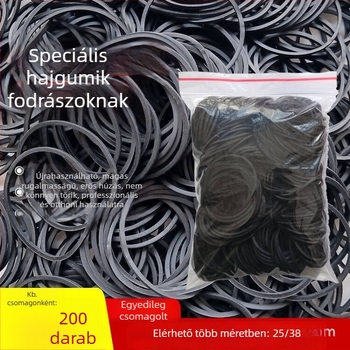 Fodrászati eszközök – elasztikus hajgumi konty készítéséhez – 200 darab – Márka: Other – Nem importált