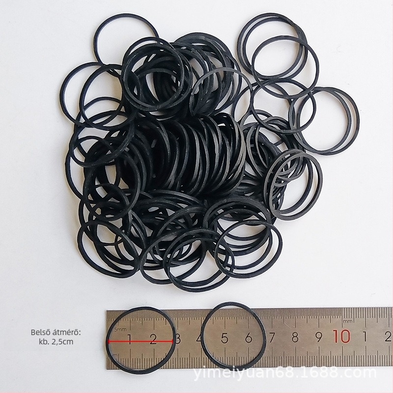 Fodrászati eszközök – elasztikus hajgumi konty készítéséhez – 200 darab – Márka: Other – Nem importált