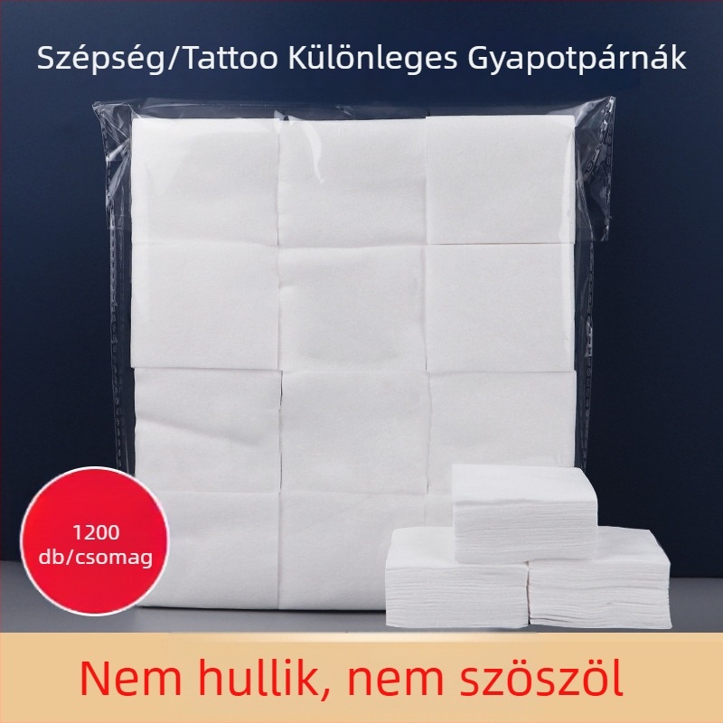 Sminklemosó vattakorongok, egyoldalas, vékony, szöszmentes, 100 g