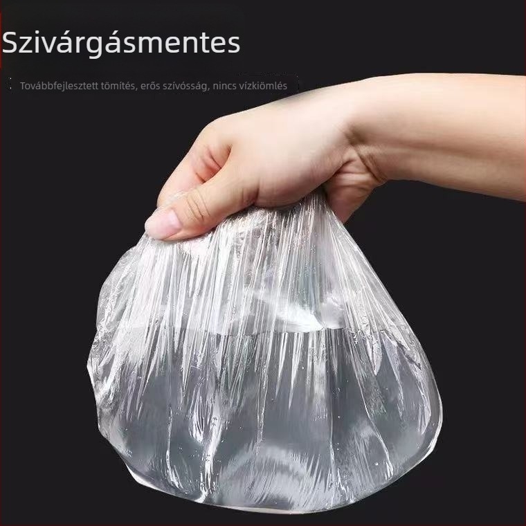 Egyszer használatos arcmedencés zacskók, rugalmas nyílással, szalonhasználatra, 100 db/csomag