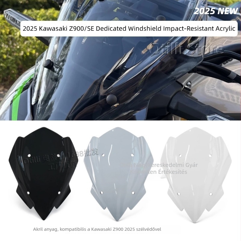 Akril szélvédő Kawasaki Z900 2025 motorkerékpárhoz