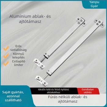 Ablak-tartó rozsdamentes acélból, Yanpu, modern egyszerű stílus